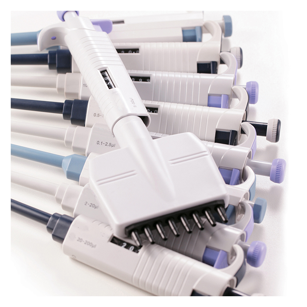 Pipettes mécaniques à volume réglable MicroPette Plus à 8 canaux entièrement autoclavables